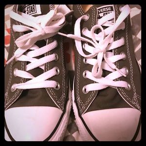 Grey Converse Women Size 8